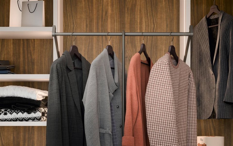 Kastinterieur Kledingkasten BedHabits uittrekbare hanger 2